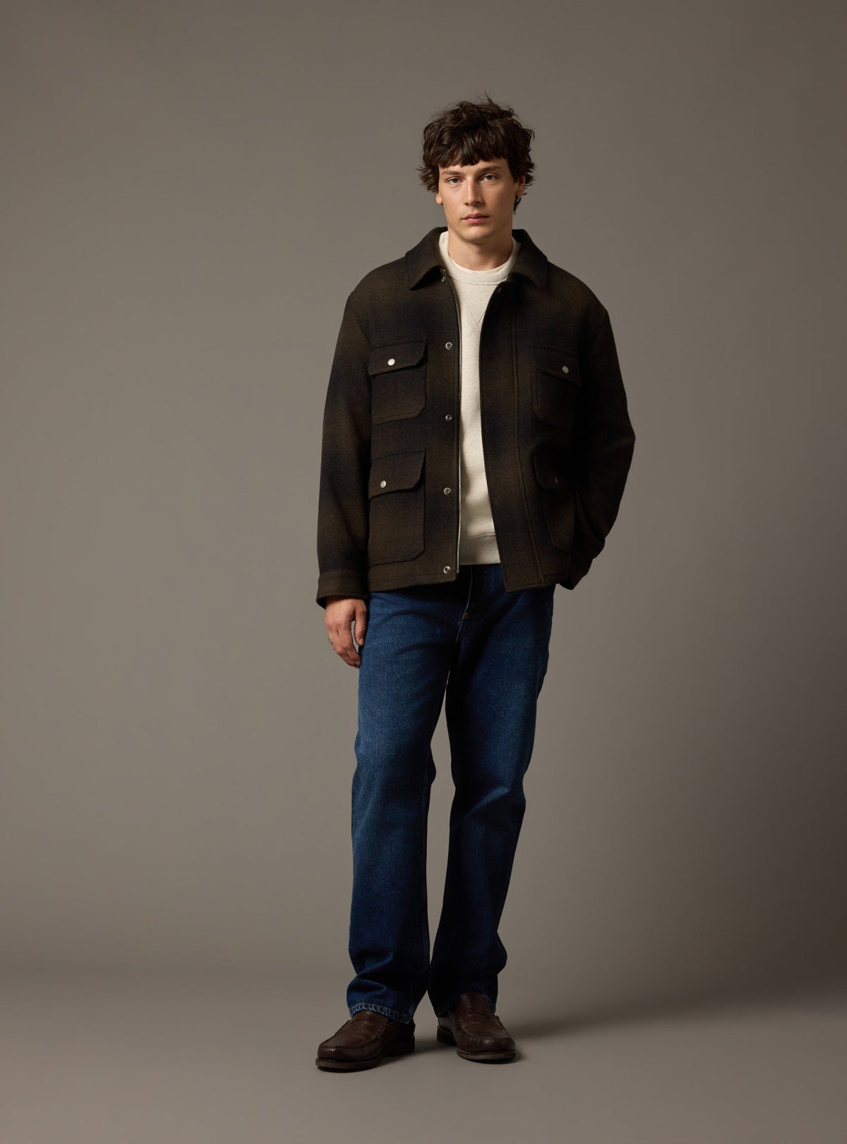 Hale Dark Khaki Jacket
