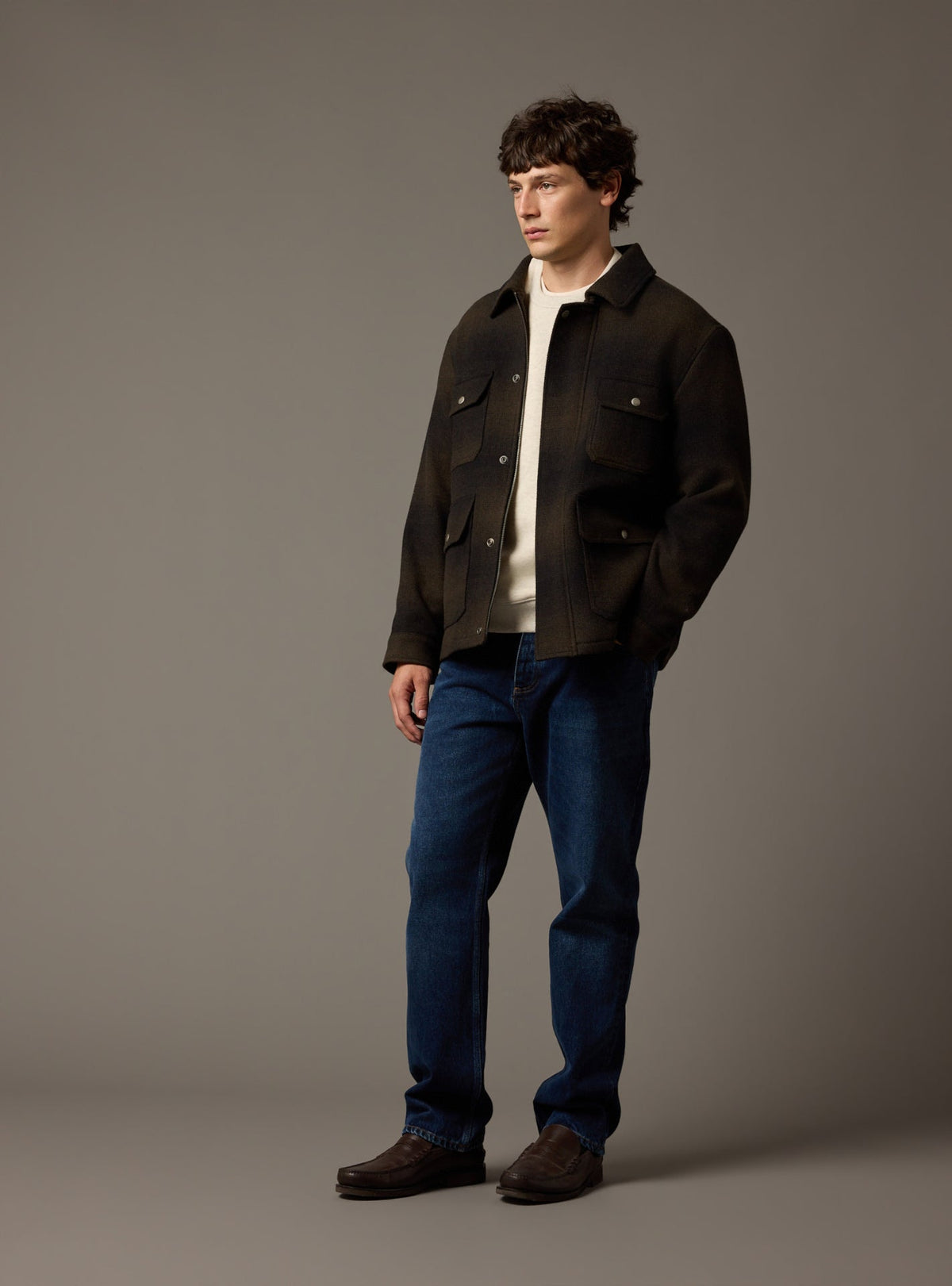 Hale Dark Khaki Jacket