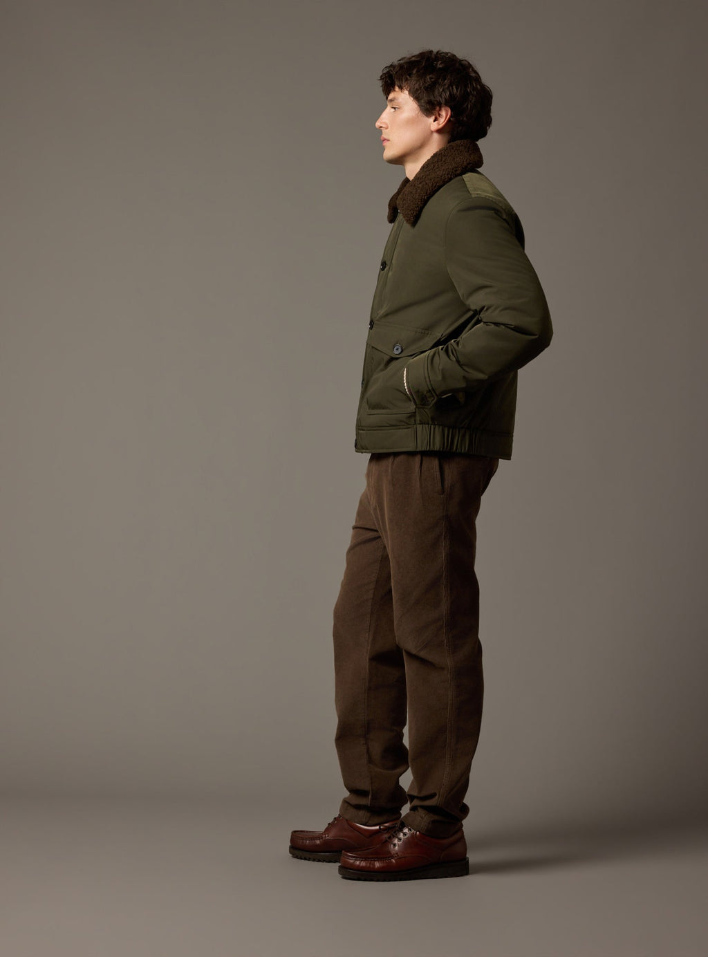 Clint Dark Khaki Jacket