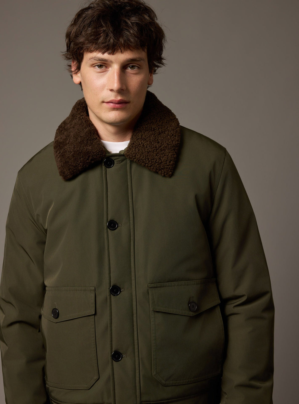 Clint Dark Khaki Jacket