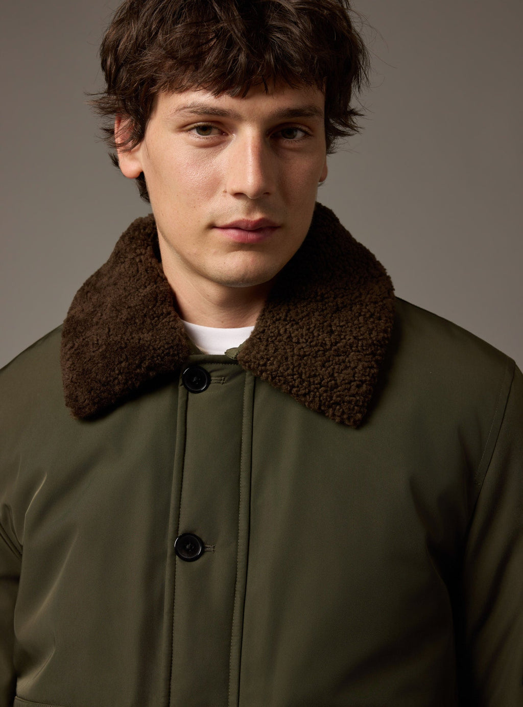 Clint Dark Khaki Jacket