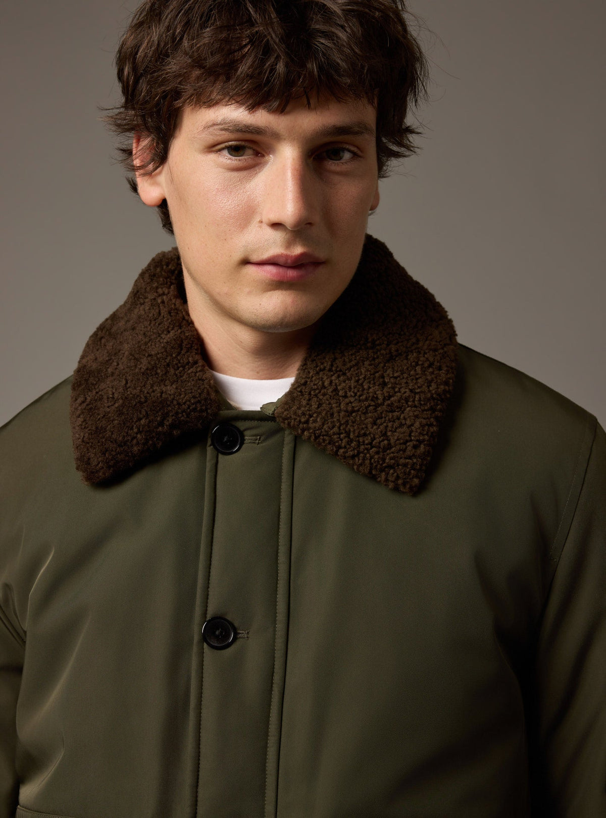Clint Dark Khaki Jacket