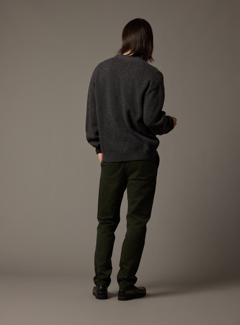 Francis Anthracite Cardigan