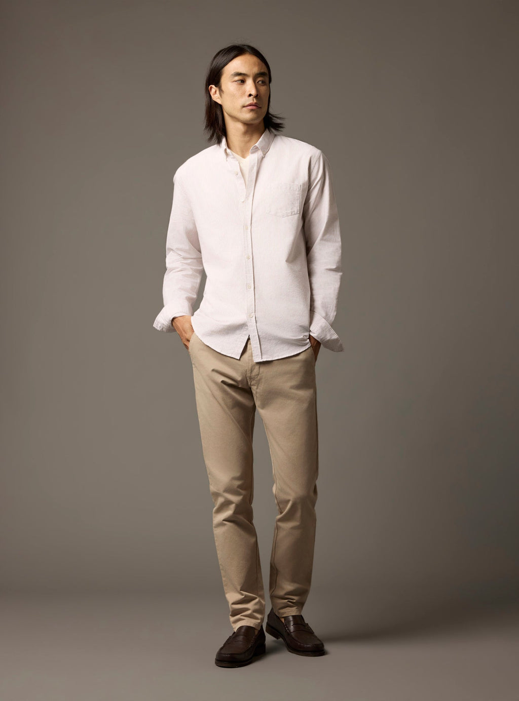 Tribeca White/Chanvre Shirt