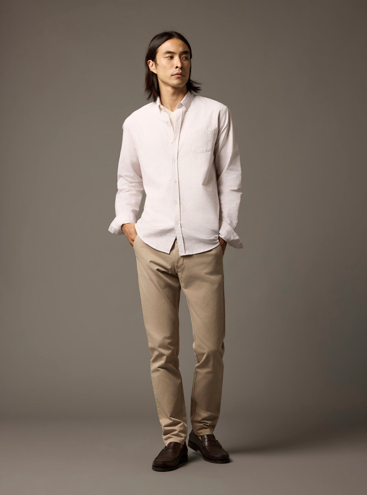 Tribeca White/Chanvre Shirt