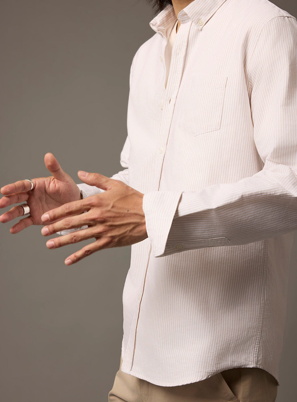 Tribeca White/Chanvre Shirt