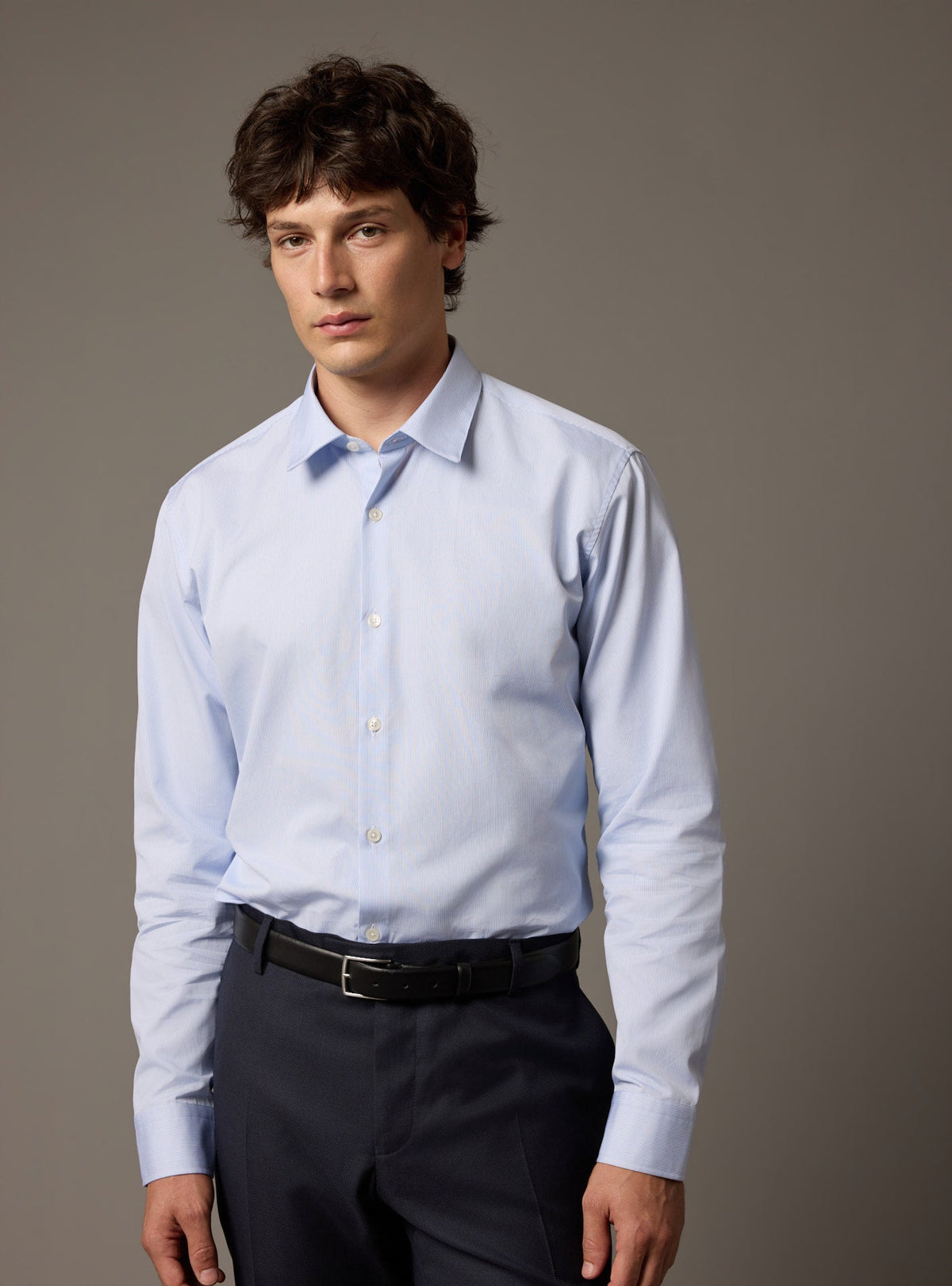 Jake White/Sky Blue Shirt