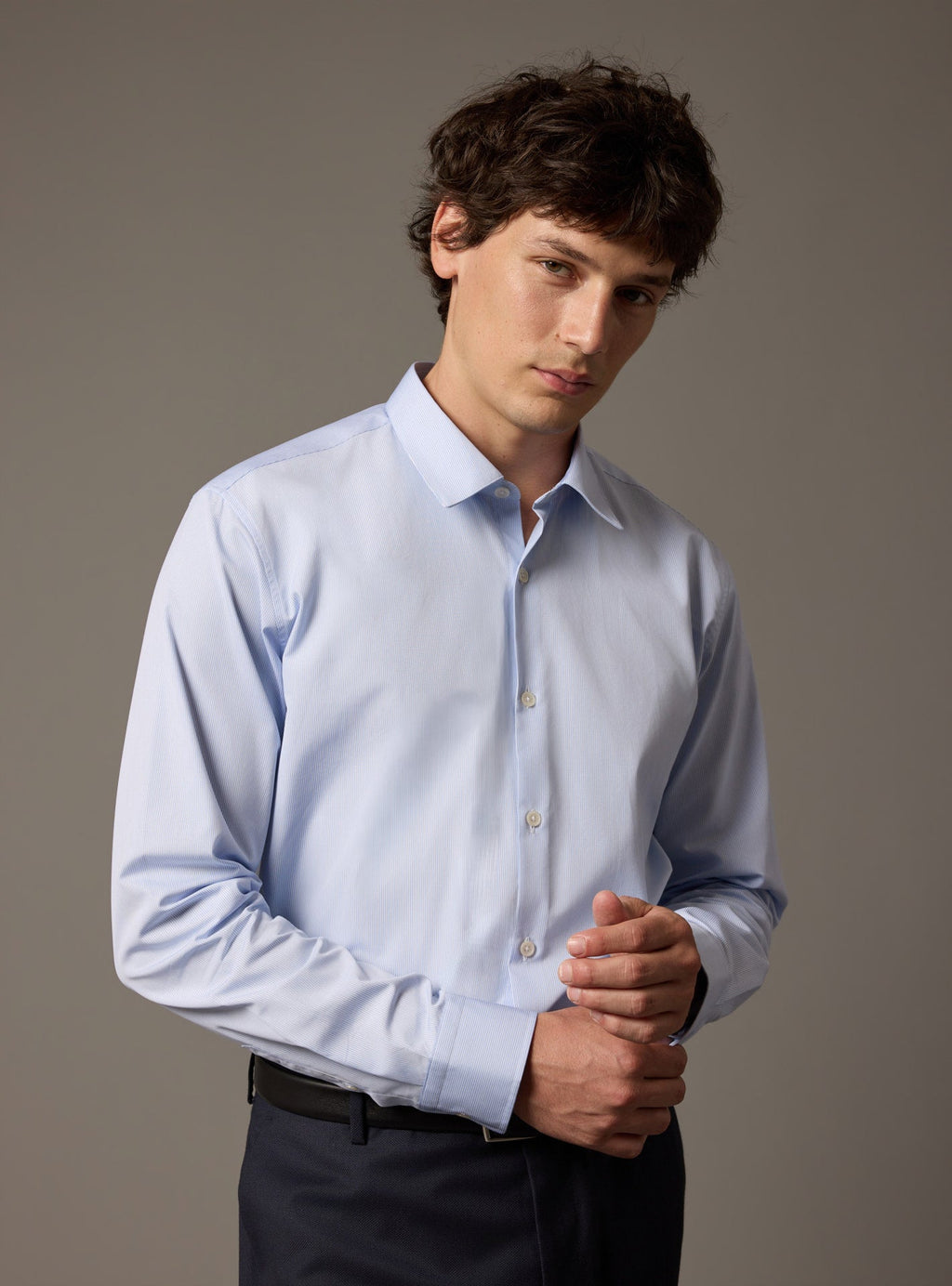 Jake White/Sky Blue Shirt