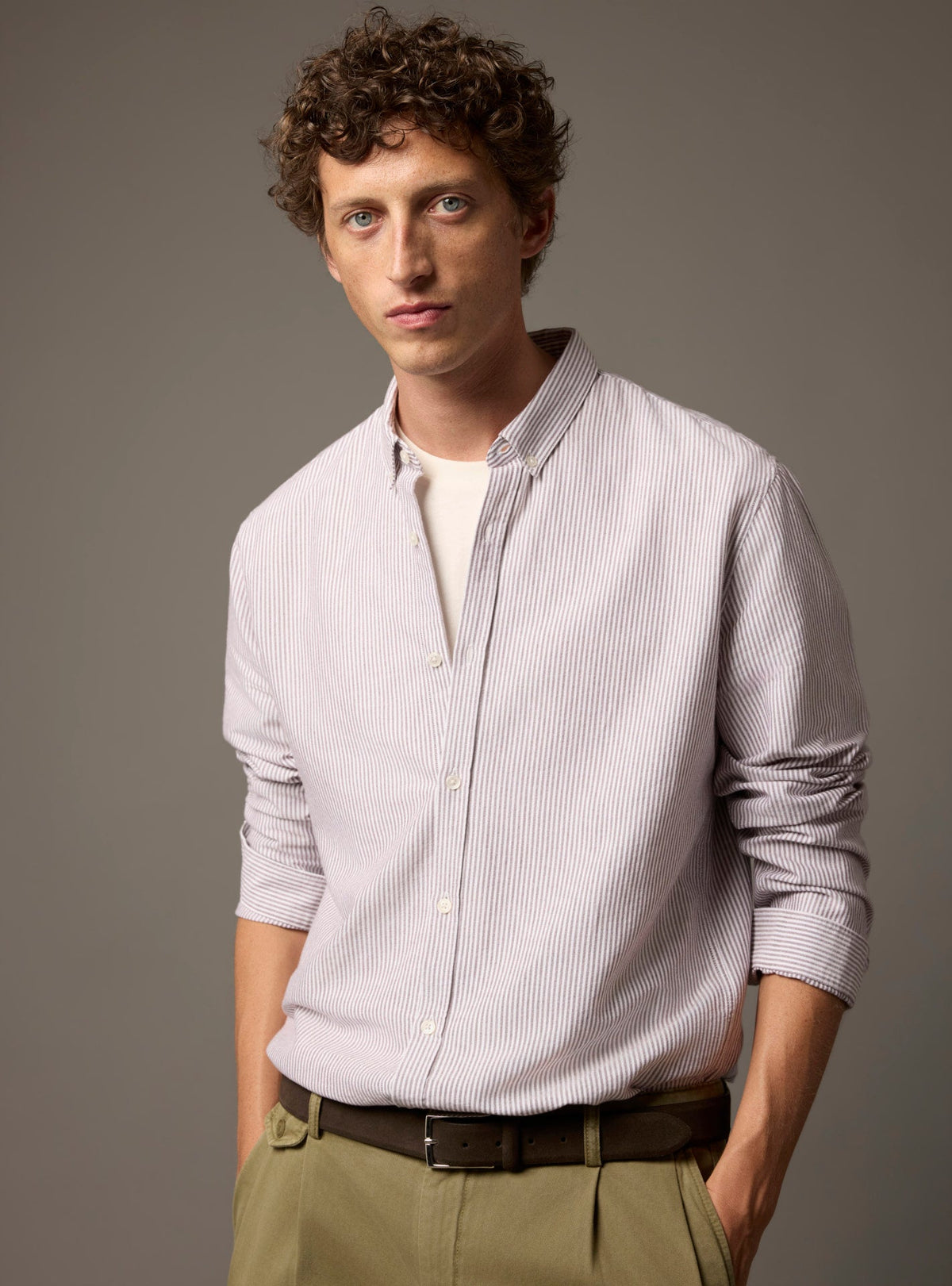 College White/Raisin Shirt