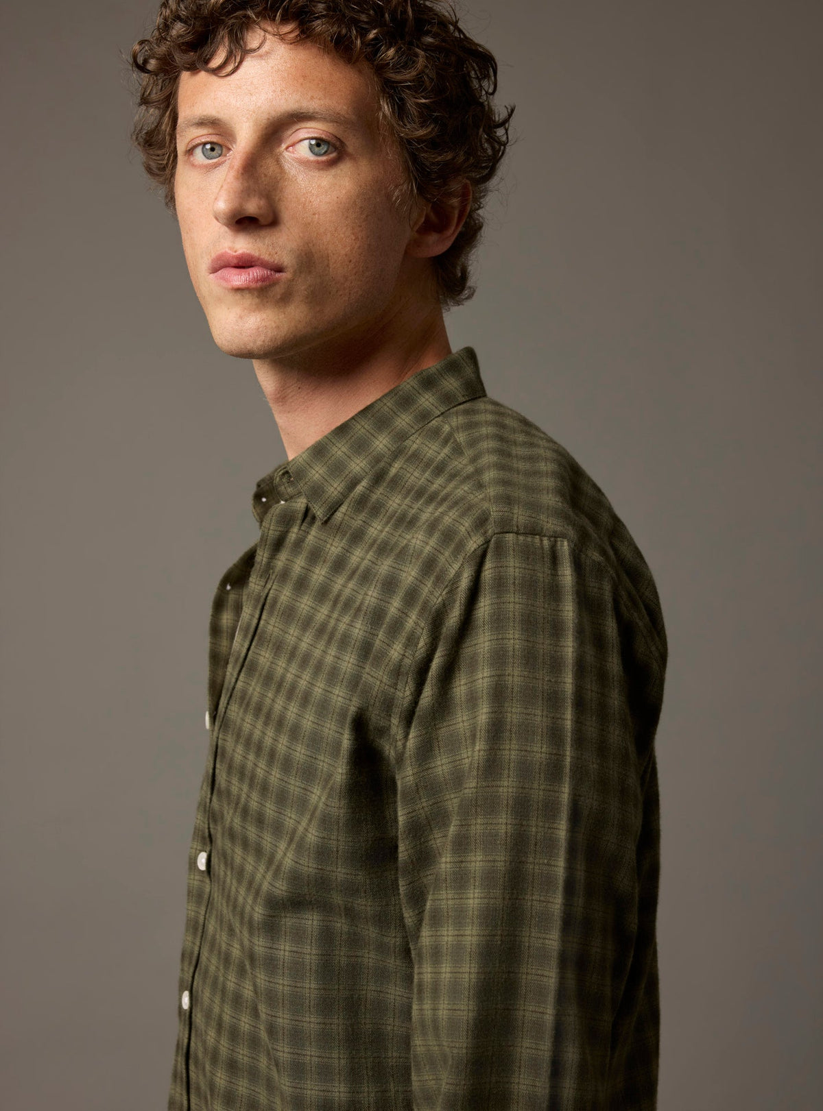 Mercer Evergreen/Dark Khaki Shirt