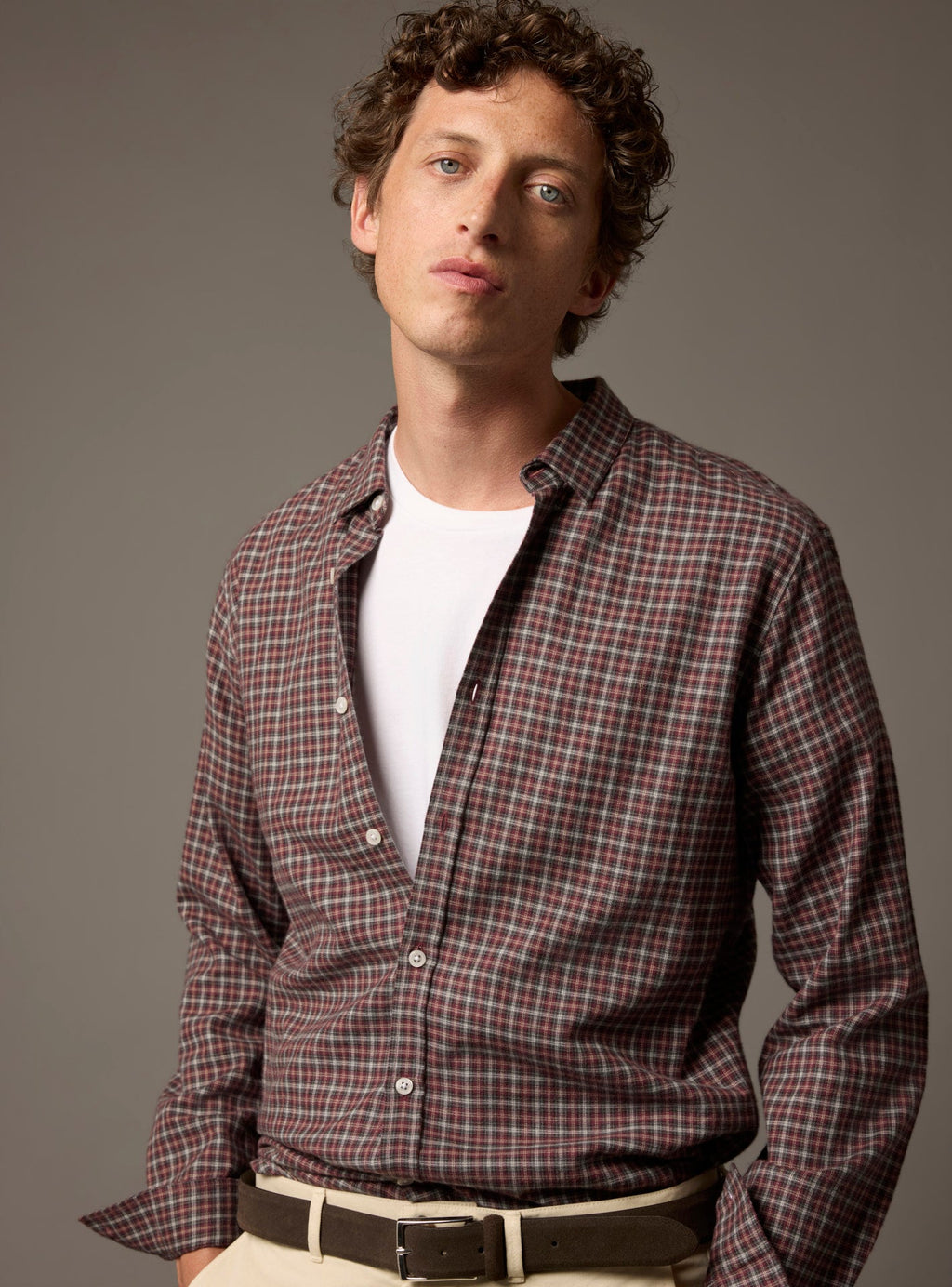 Mercer Mahogany/Craie Shirt