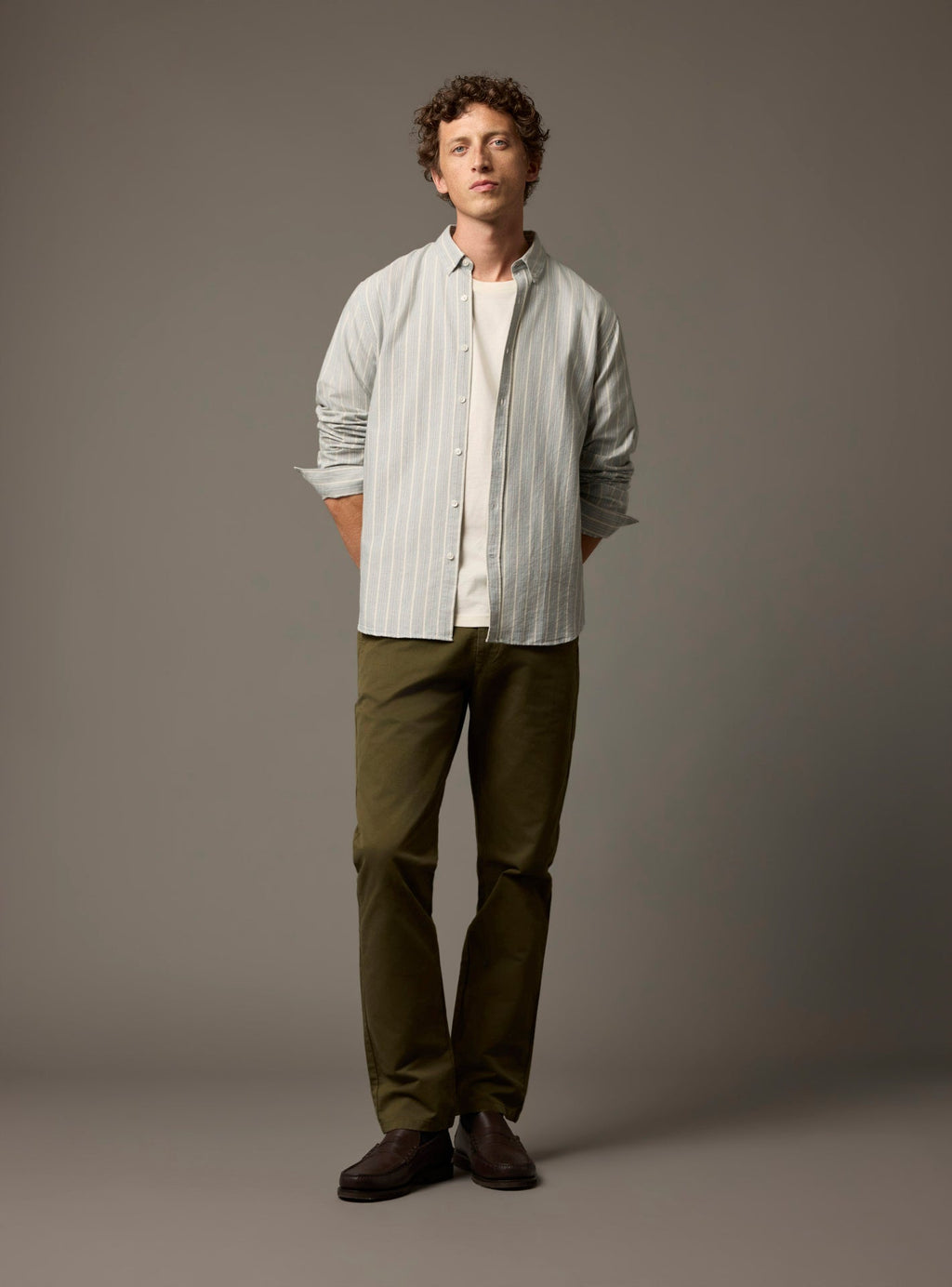 College Ecru/Glacier Shirt