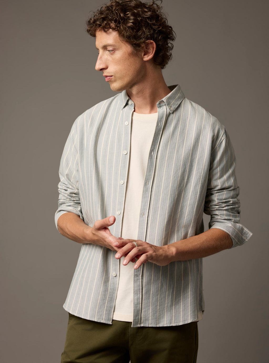 College Ecru/Glacier Shirt