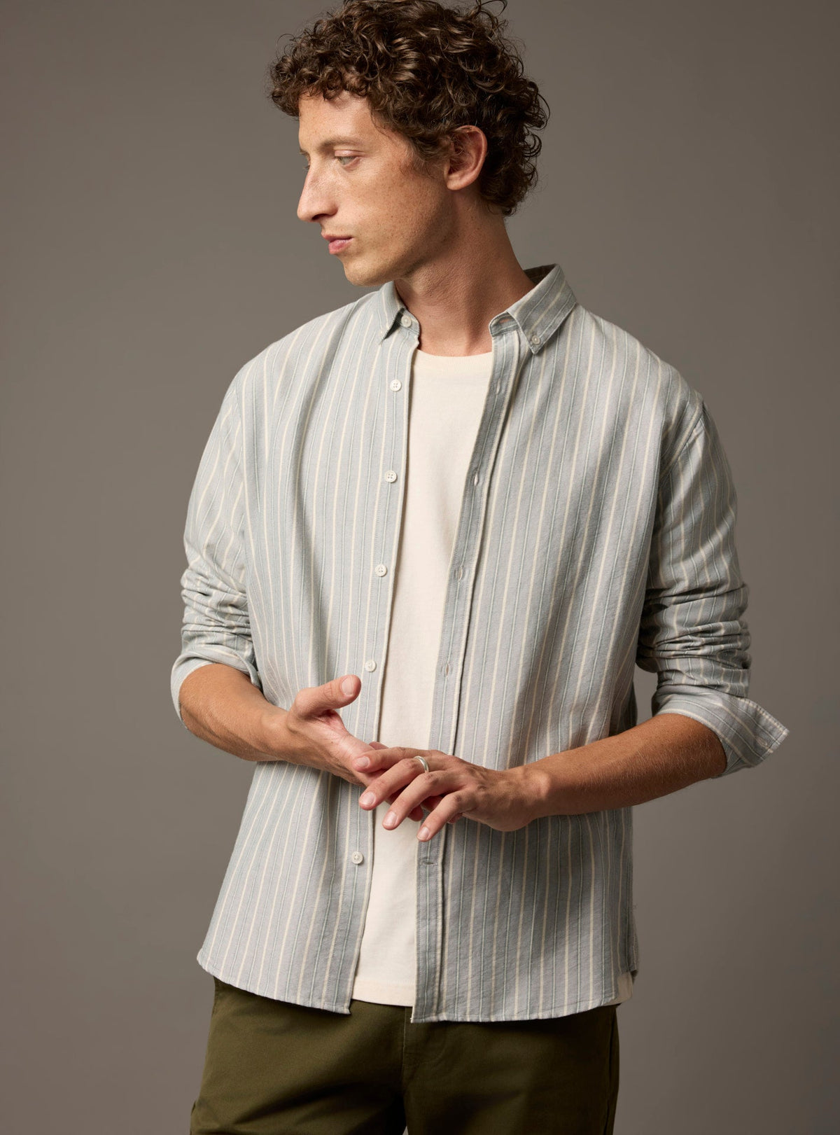 College Ecru/Glacier Shirt