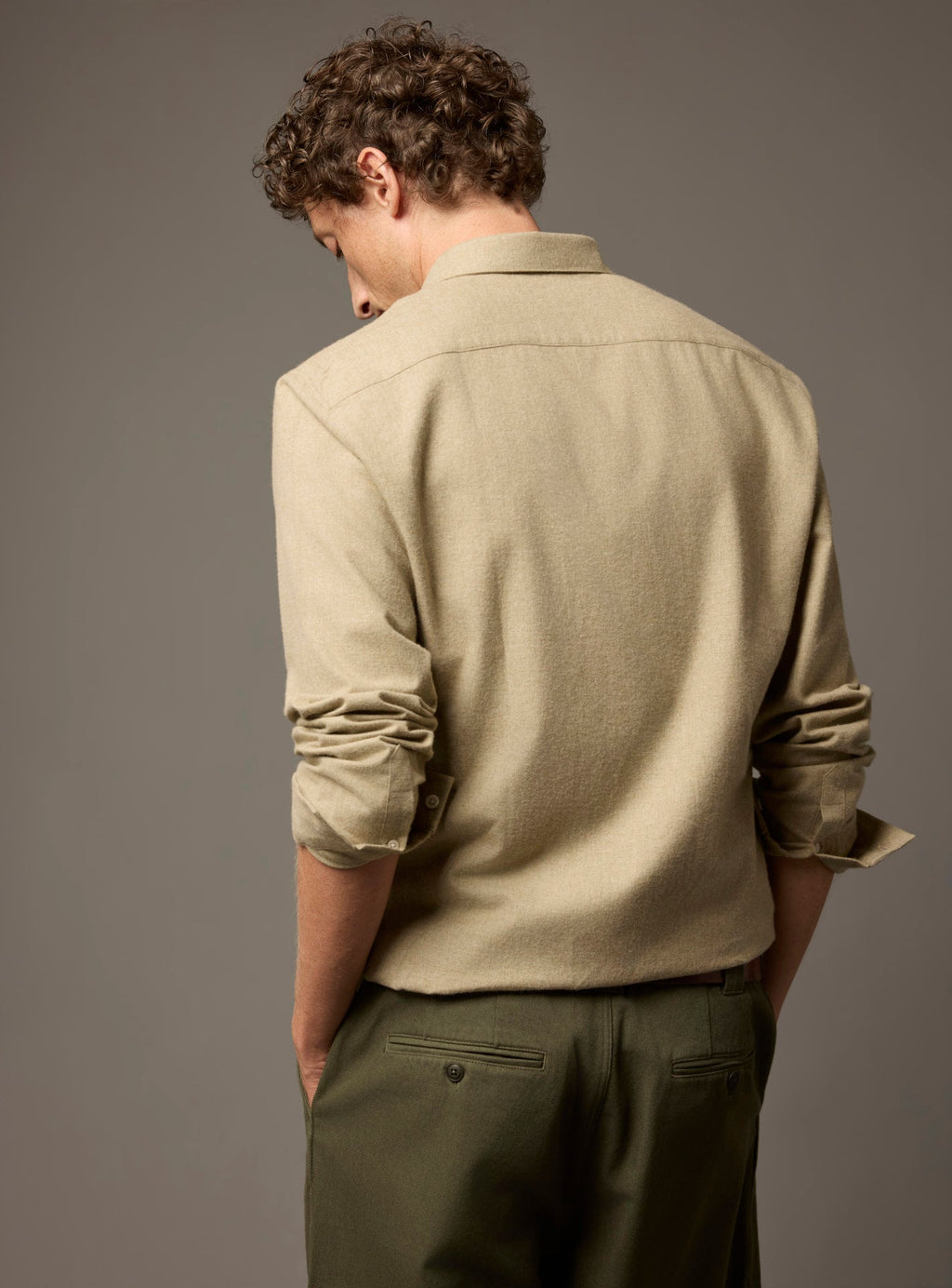 Mercer Mixed Beige Shirt