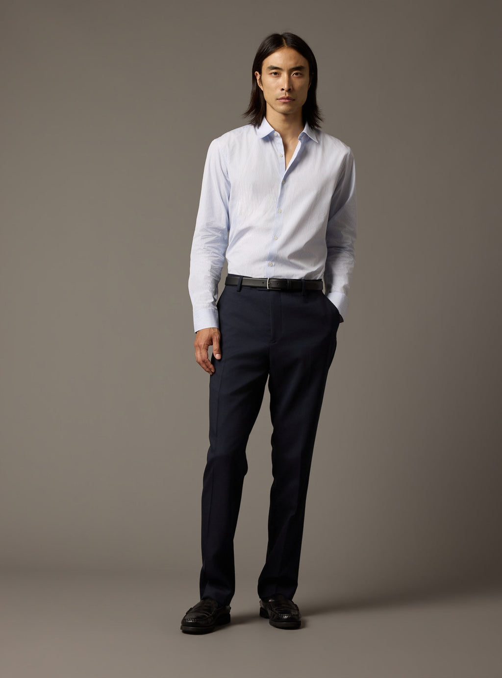 Jake Light Blue/Ecru Shirt