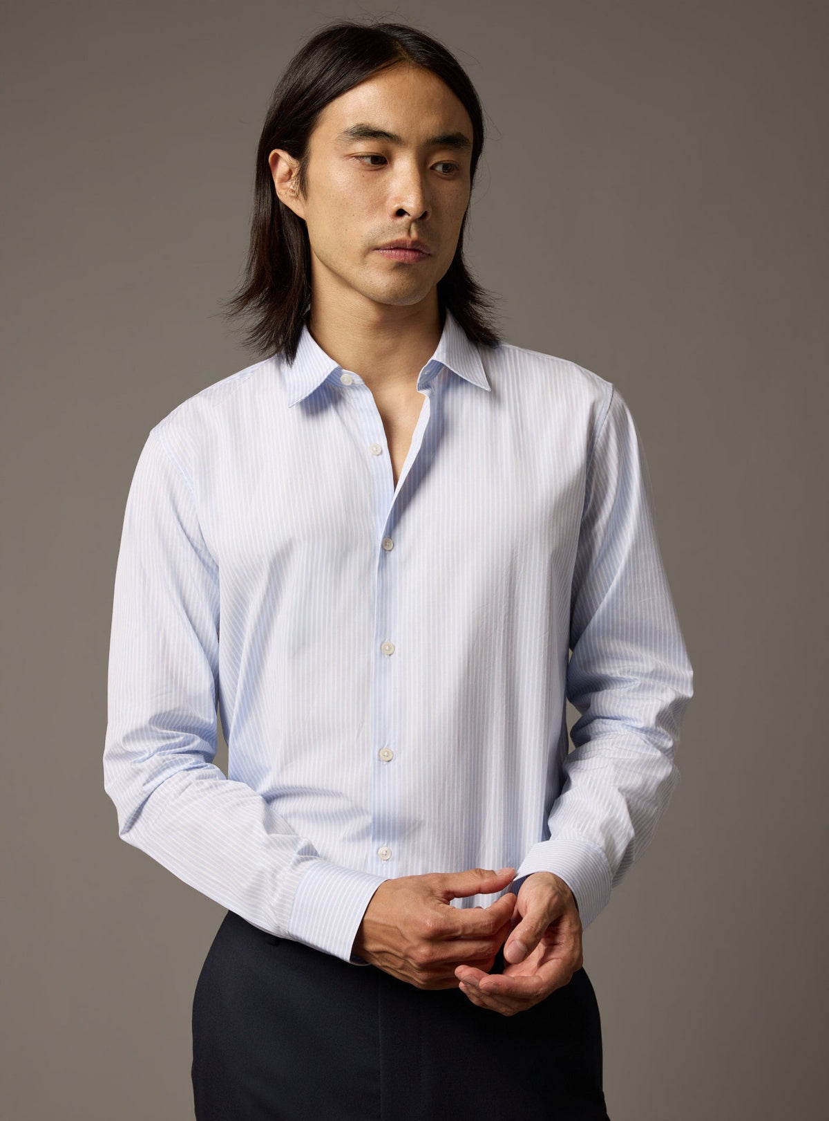 Jake Light Blue/Ecru Shirt