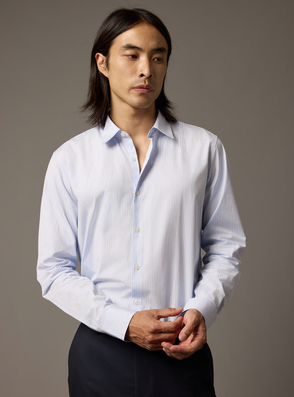 Jake Light Blue/Ecru Shirt