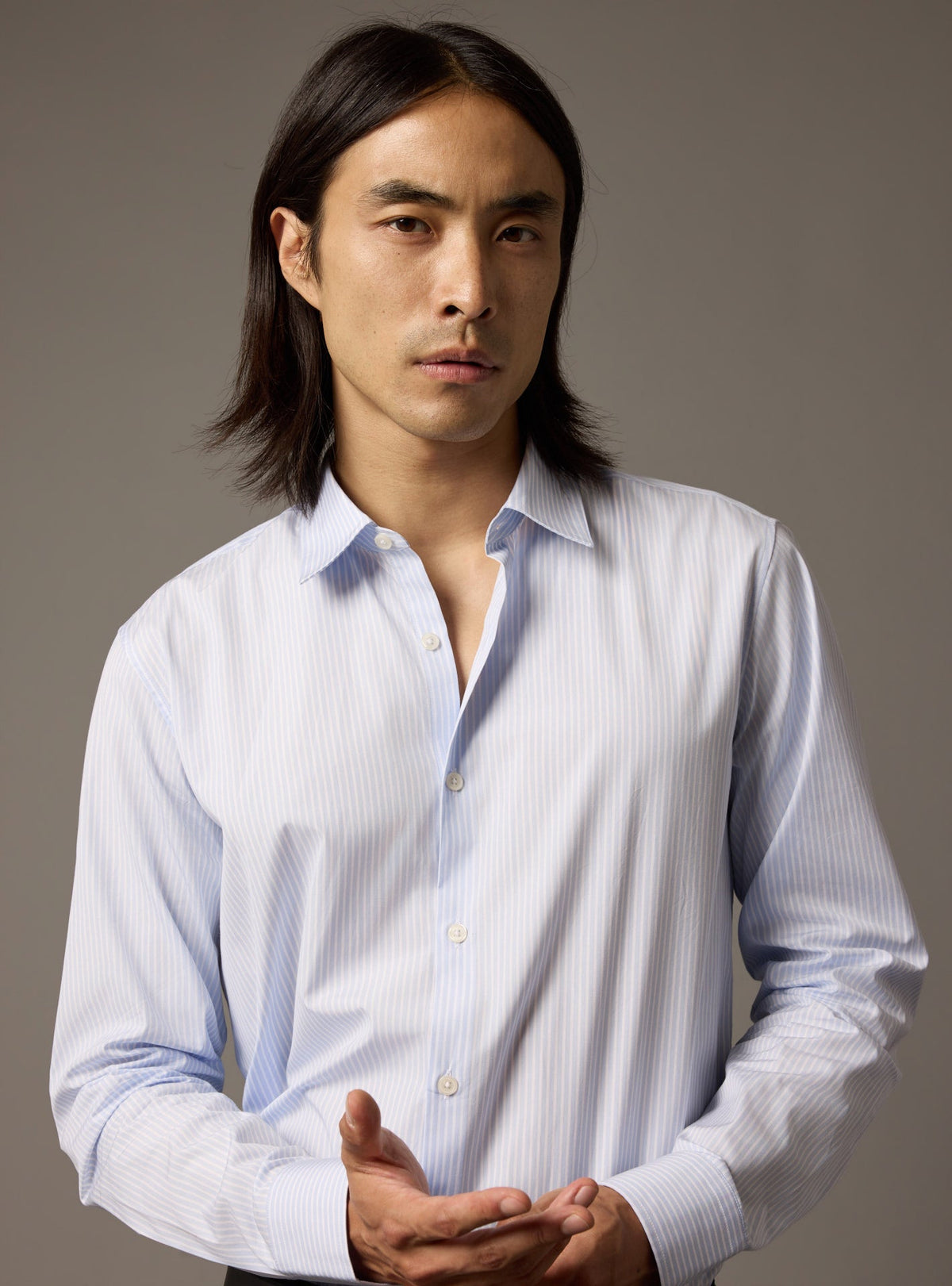 Jake Light Blue/Ecru Shirt