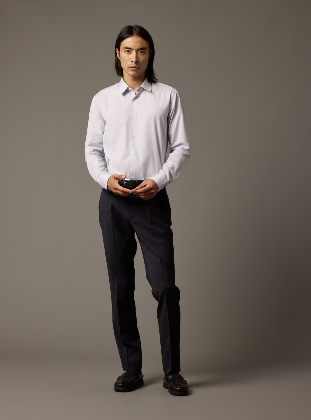 Jake Denim Blue/White Shirt