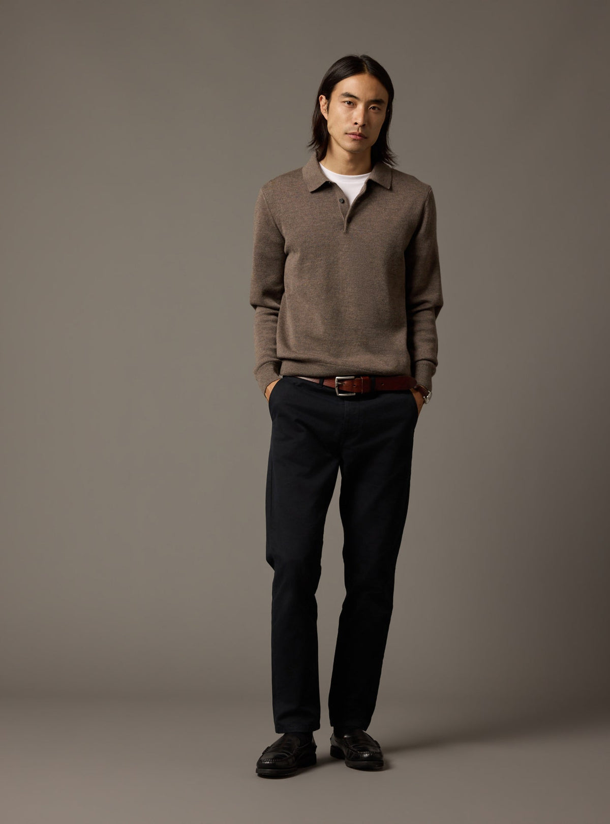 Charles Navy Chinos