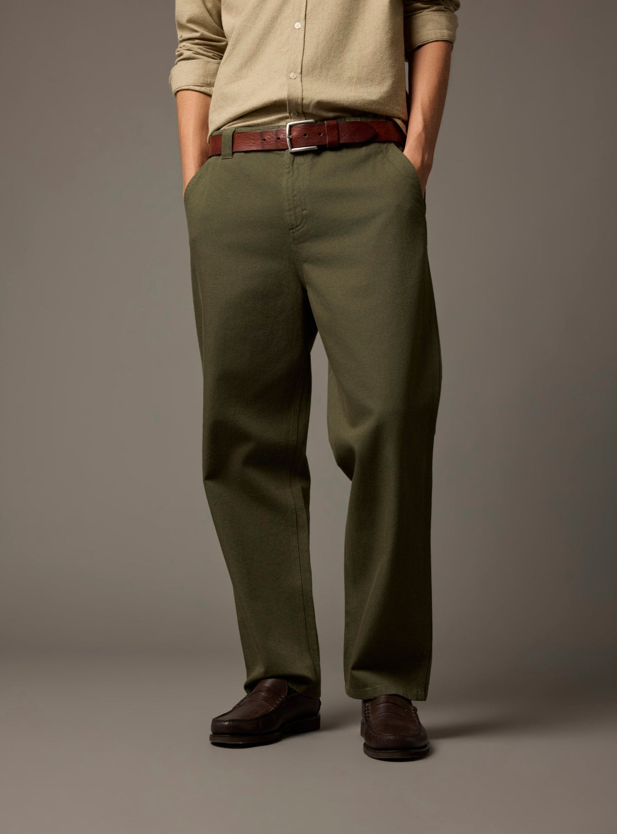 Ulysse Dark Khaki Chinos