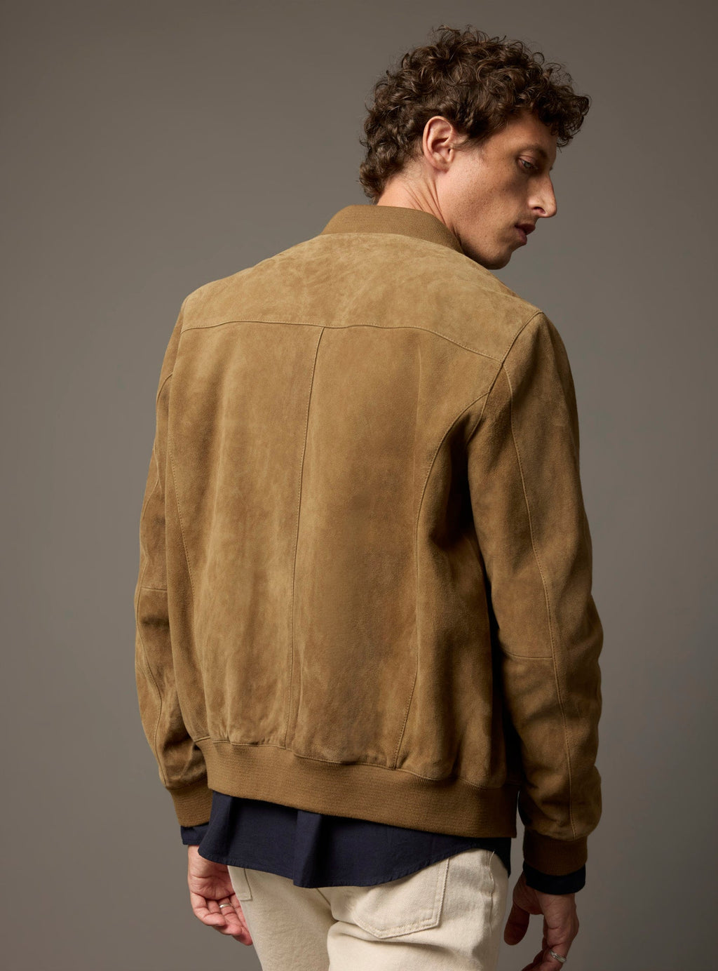 Paolo Brown Fawn Leather Jacket