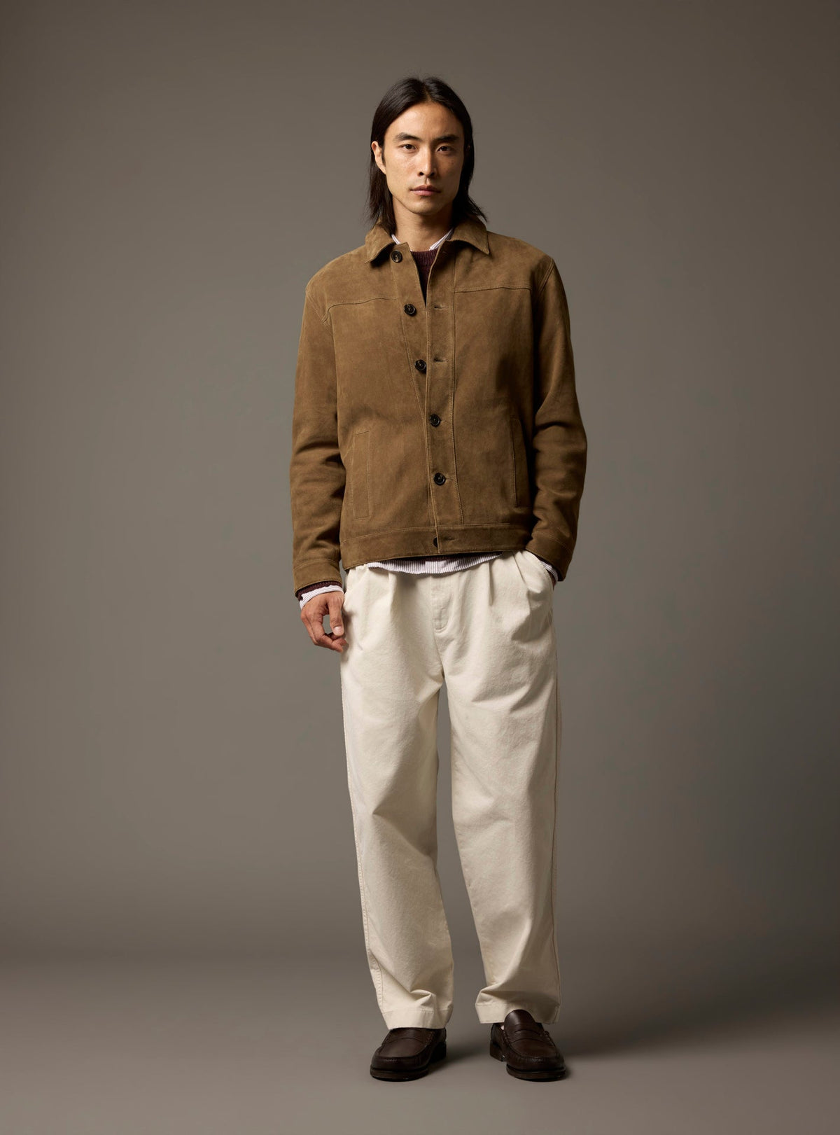Simon Expresso Leather Jacket