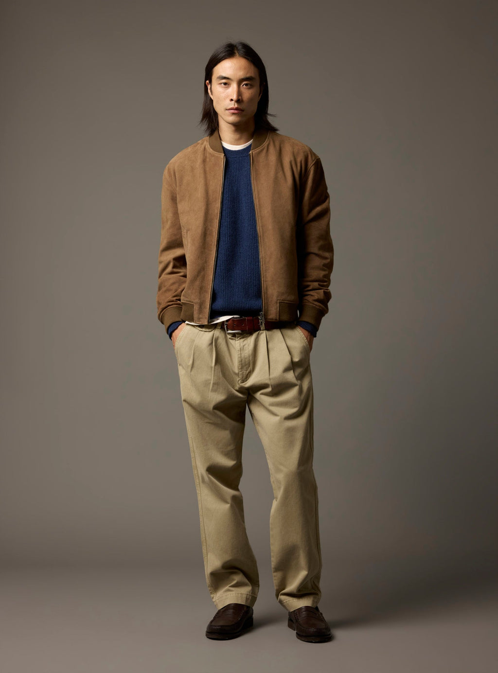 Nestor Brown Leather Jacket
