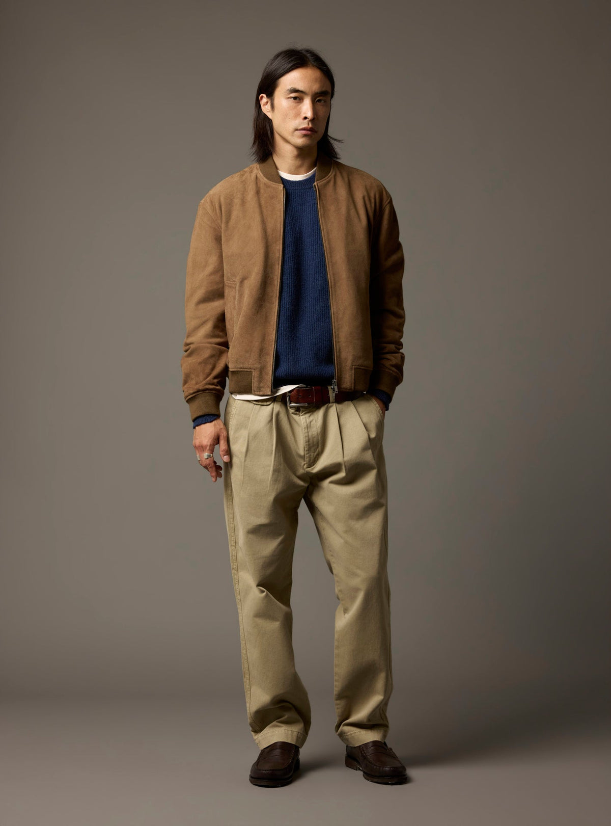 Nestor Brown Leather Jacket