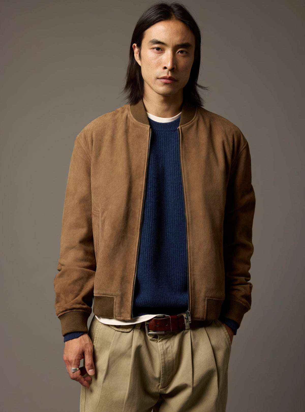 Nestor Brown Leather Jacket