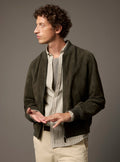 Nestor Evergreen Leather Jacket