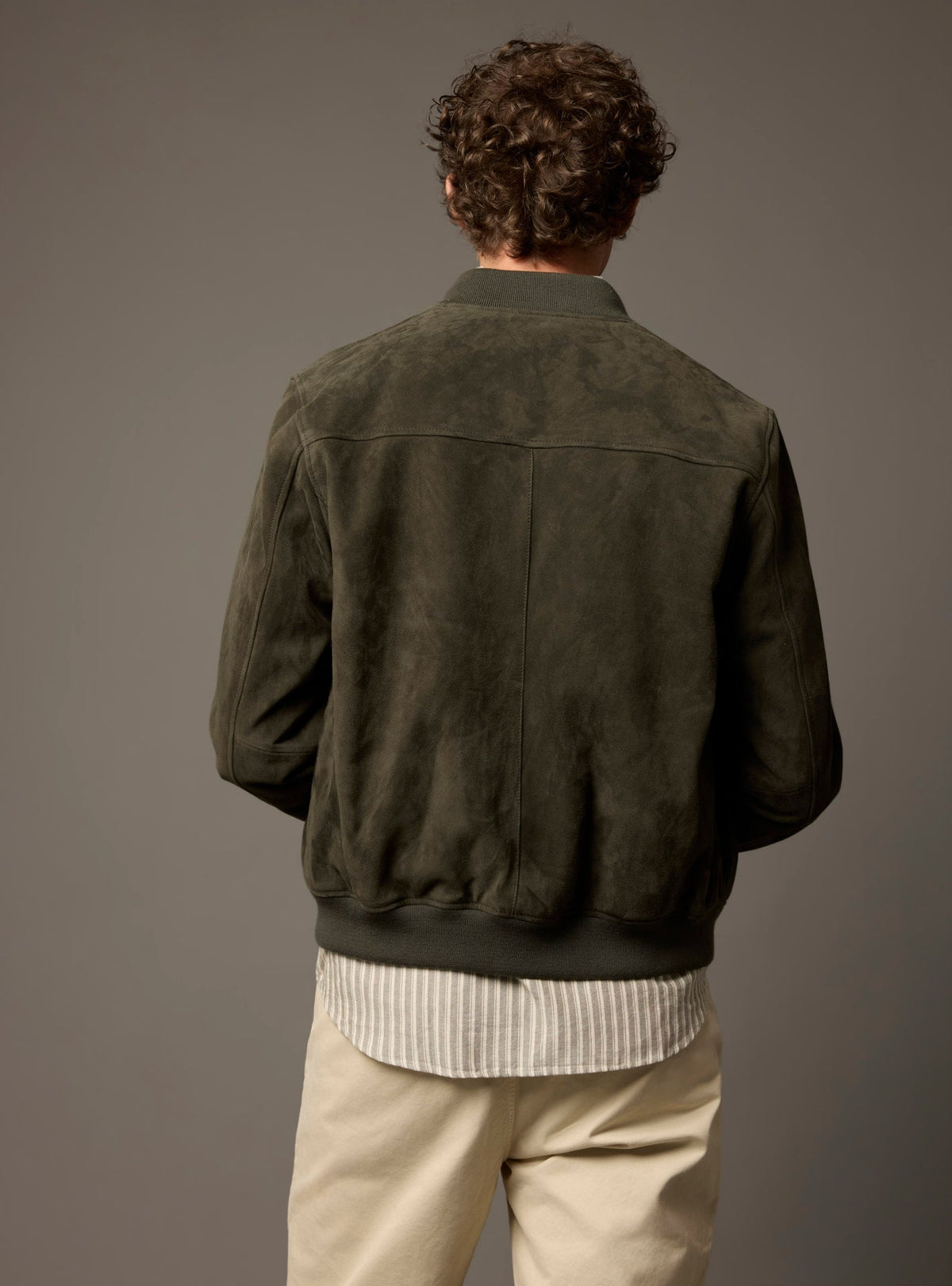 Nestor Evergreen Leather Jacket