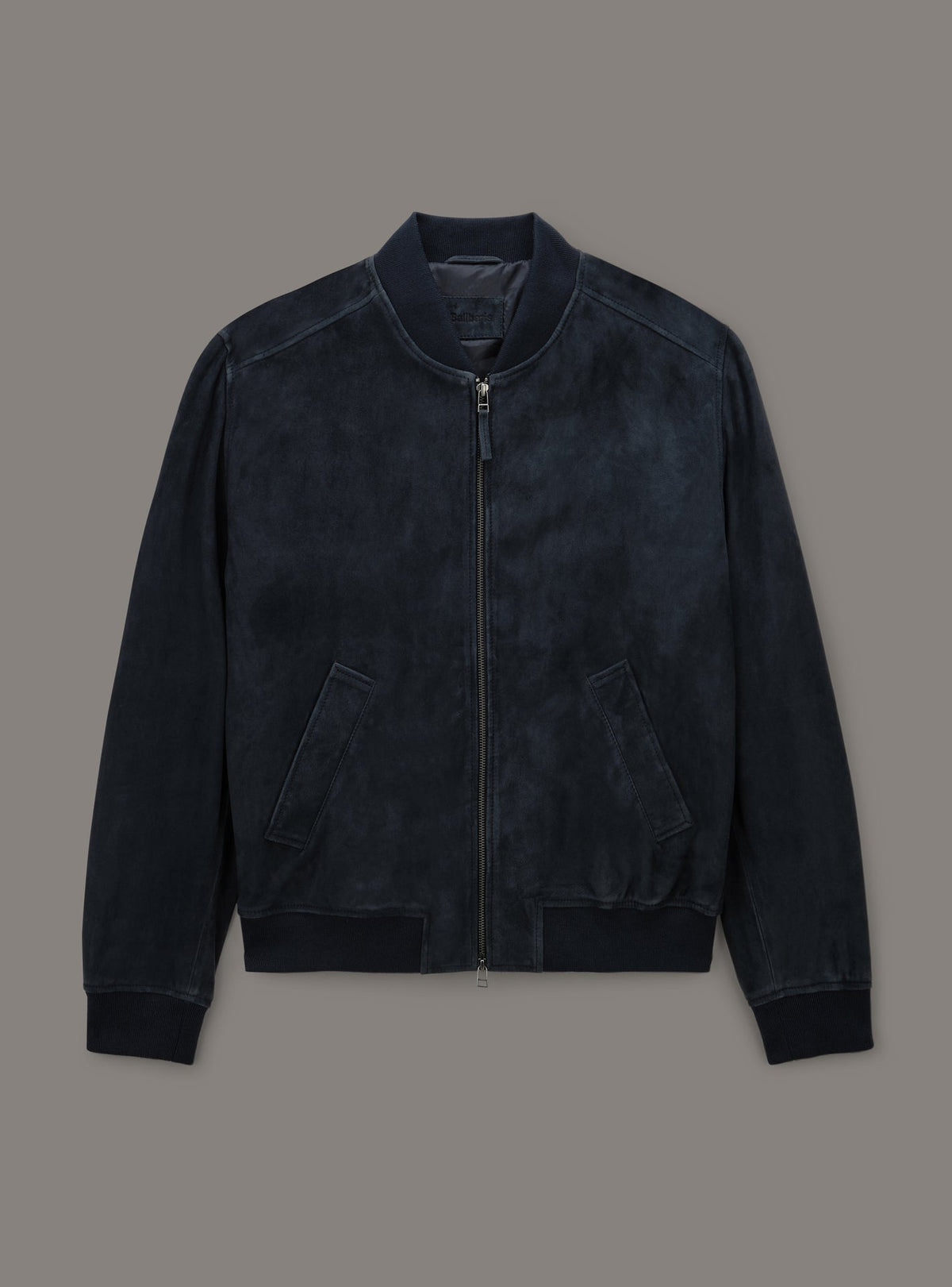 Nestor Navy Leather Jacket