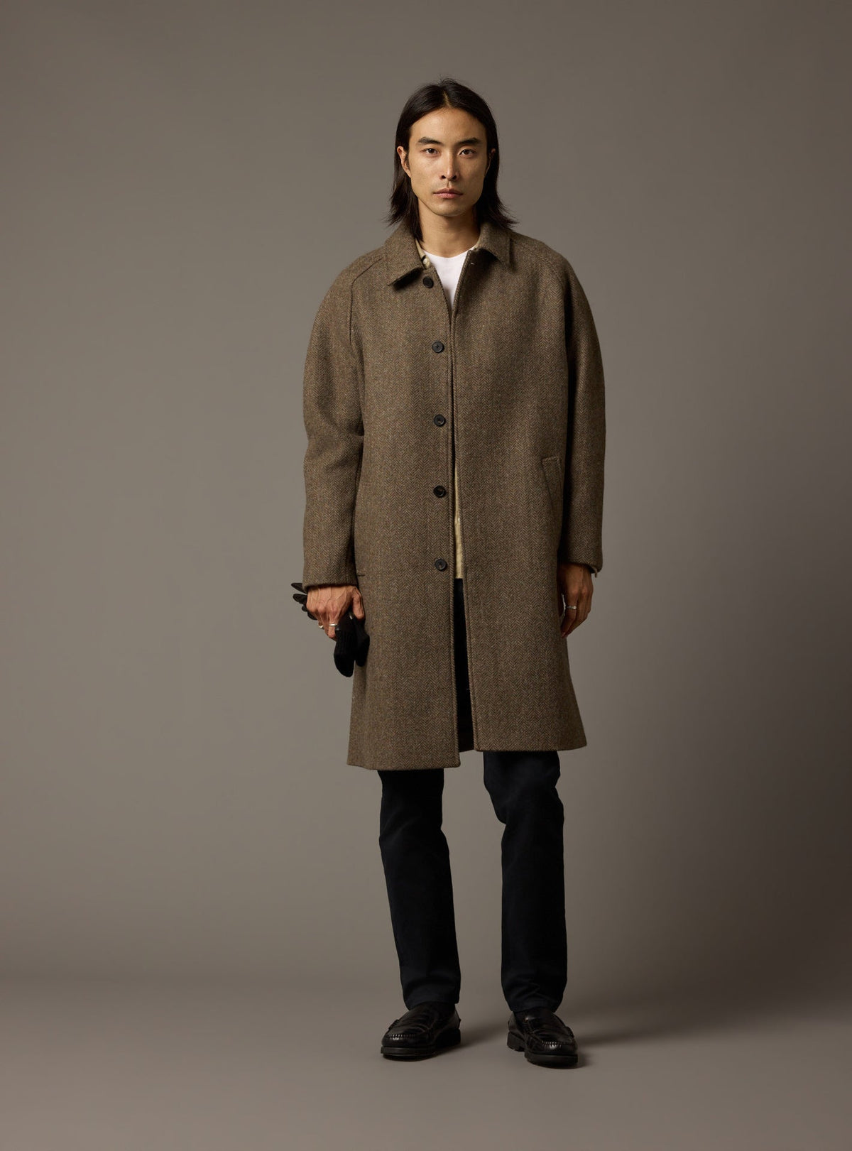 Elio Dark Khaki Coat