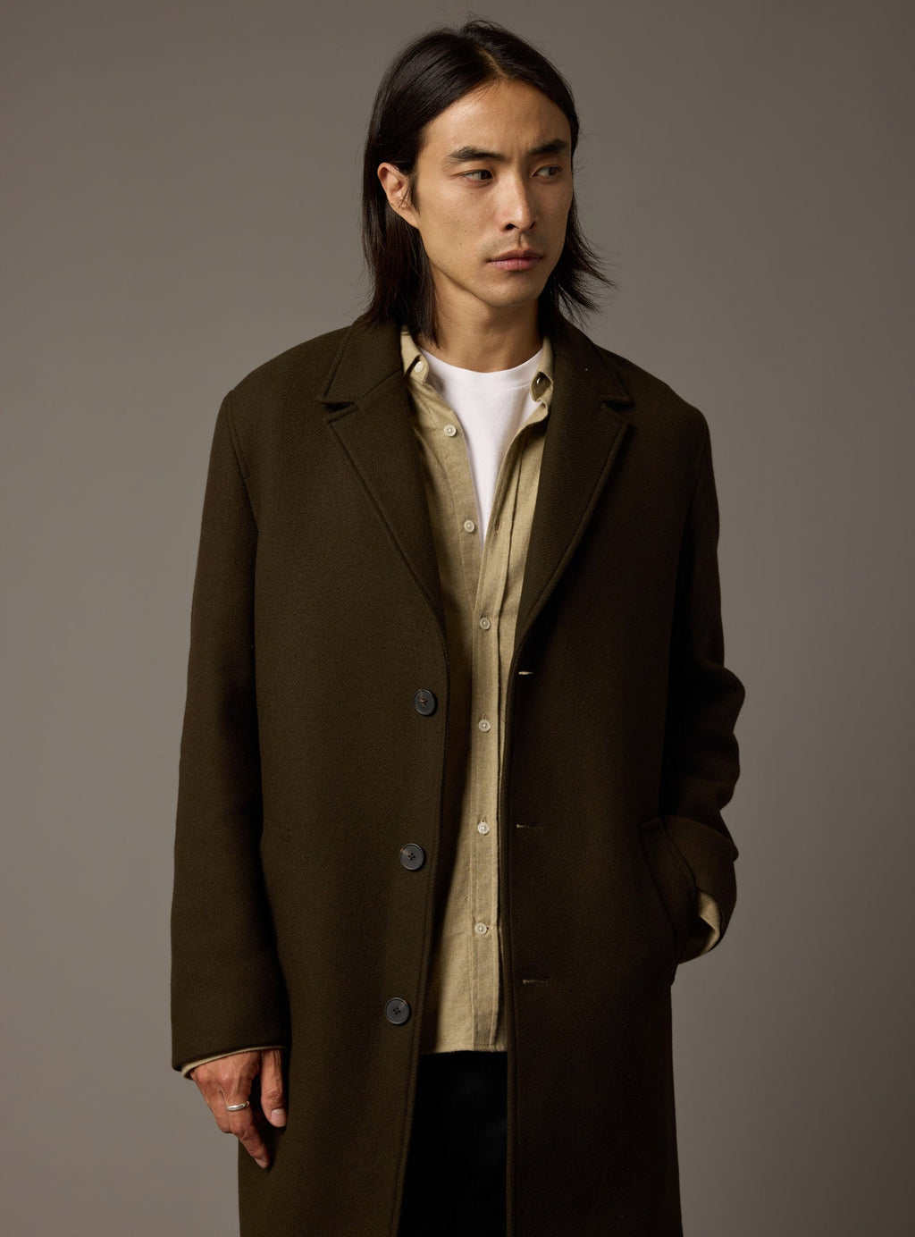 Alden Dark Khaki Coat