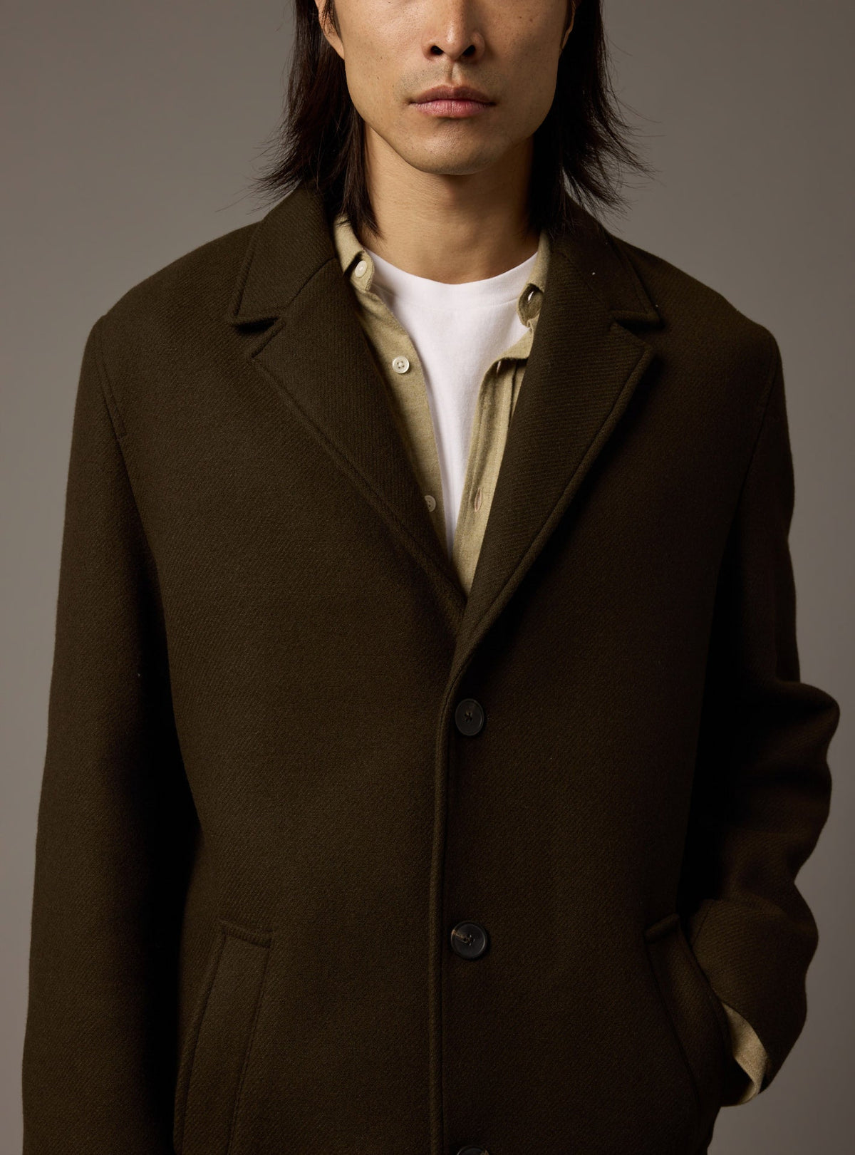 Alden Dark Khaki Coat