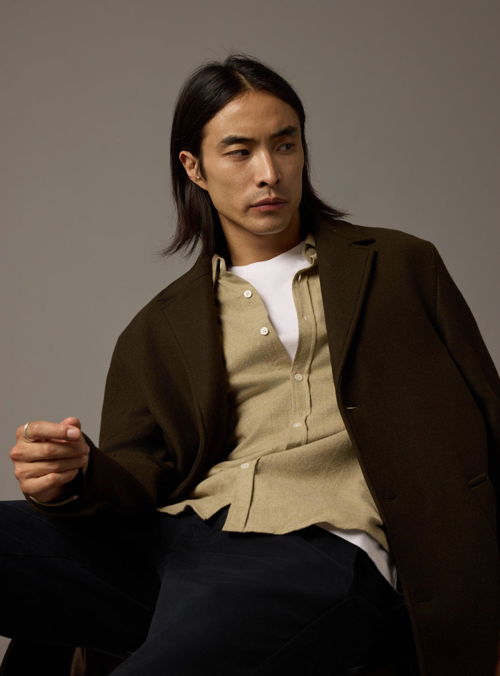 Alden Dark Khaki Coat