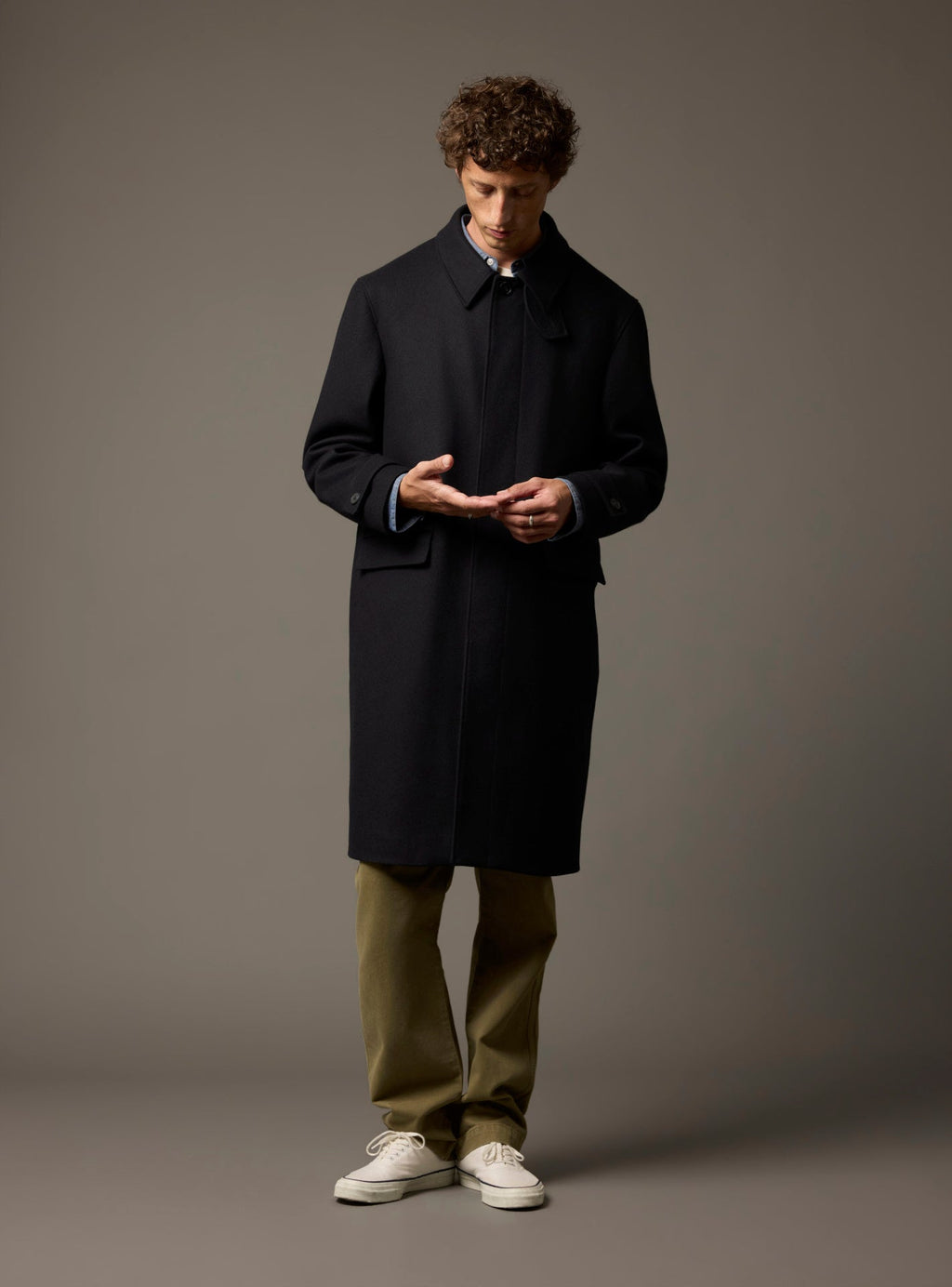 Auguste Navy Coat
