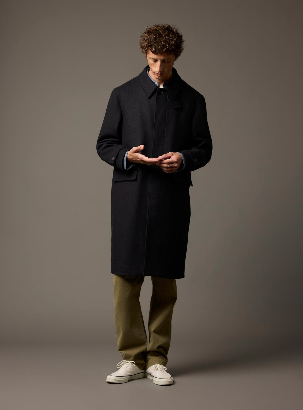 Auguste Navy Coat