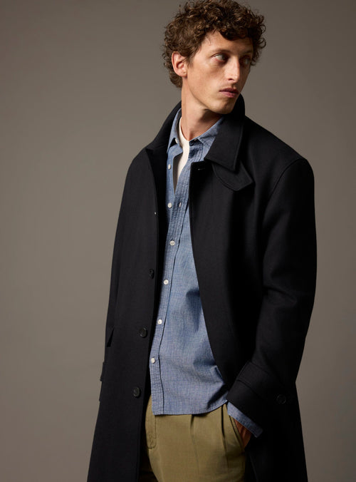 Auguste Navy Coat
