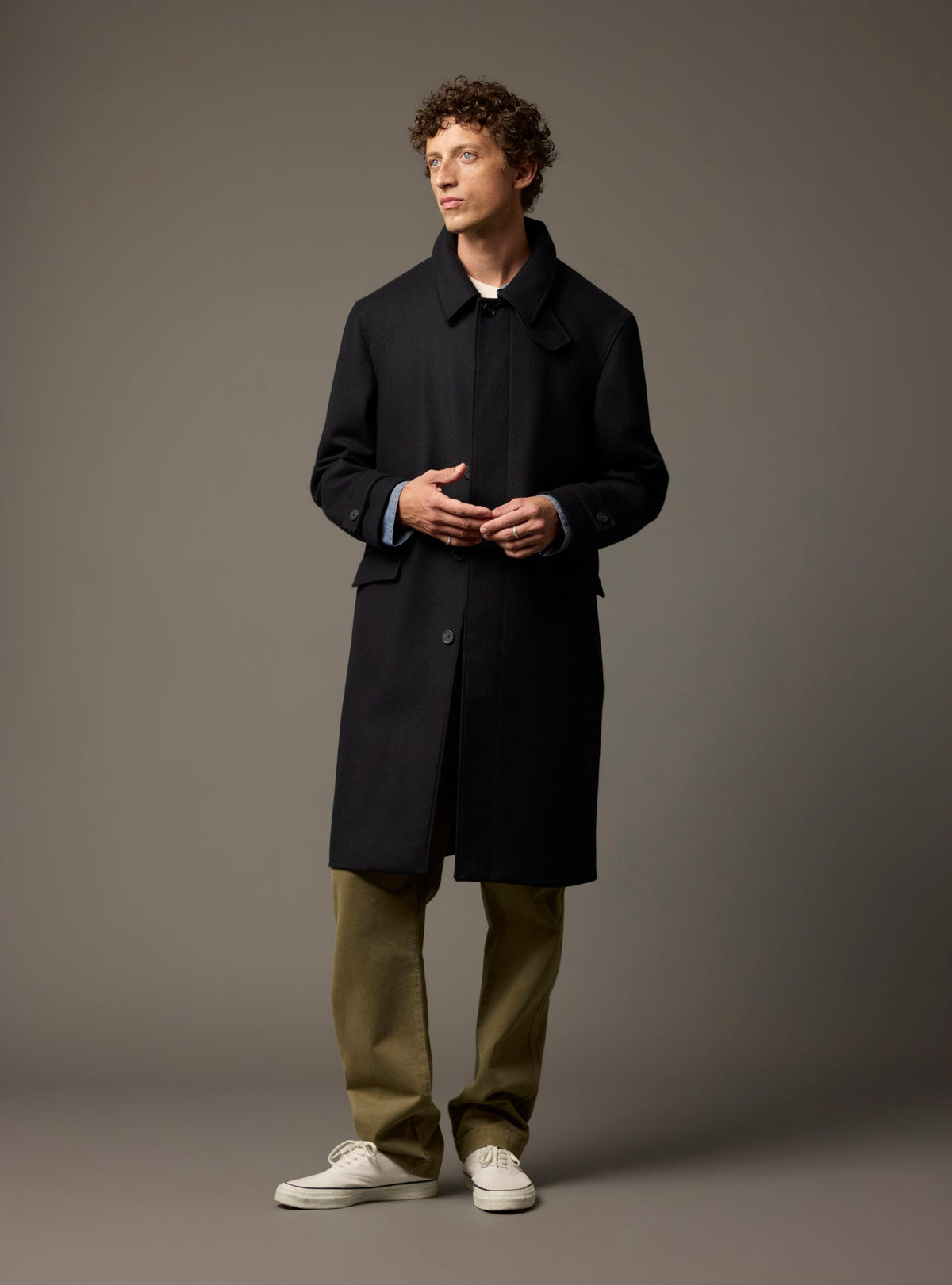 Auguste Navy Coat