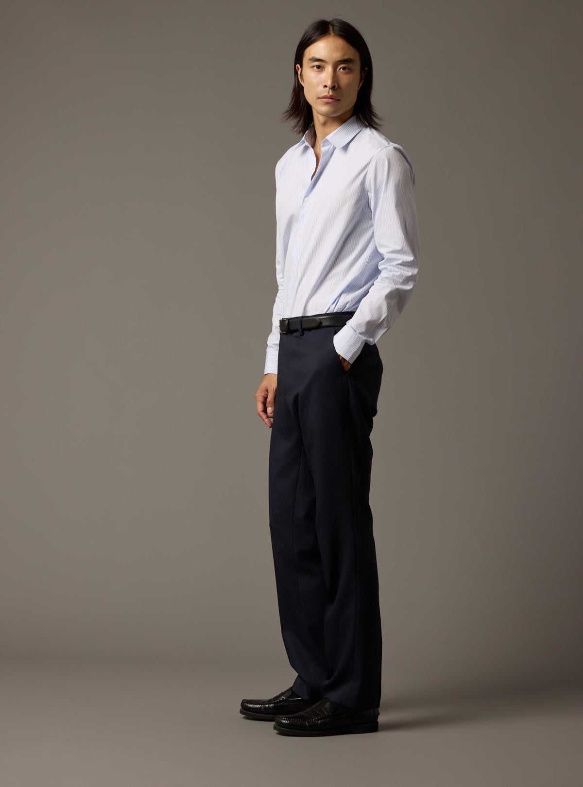 Rogue Navy Suit Trousers