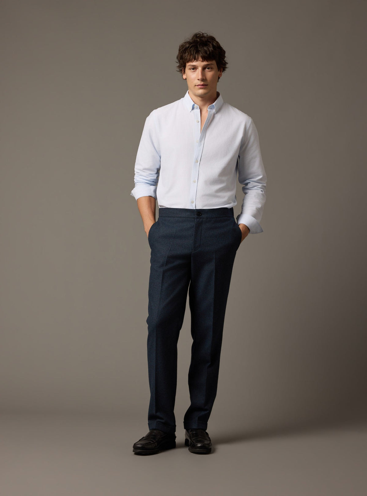 Steven Navy Trousers