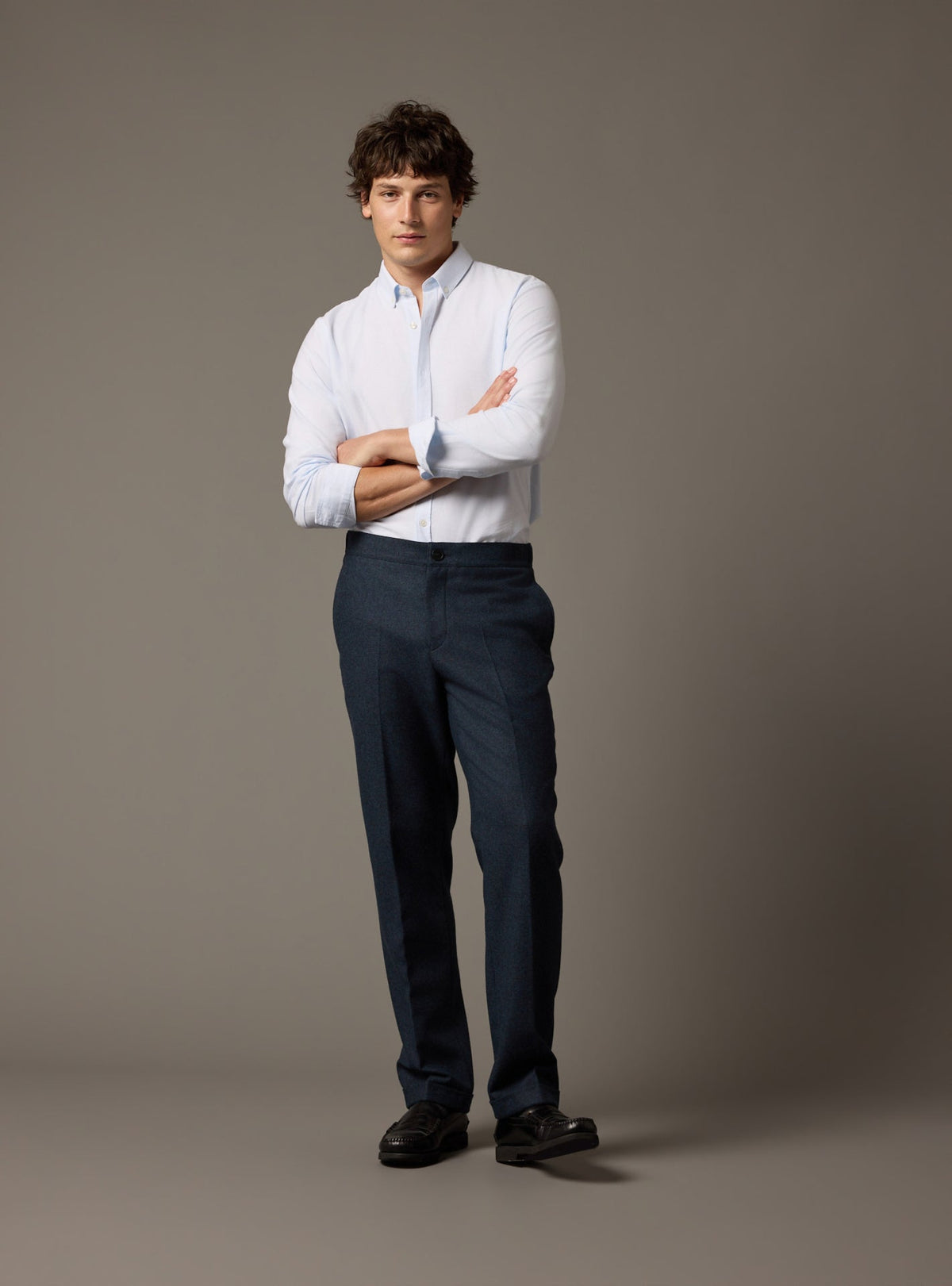 Steven Navy Trousers