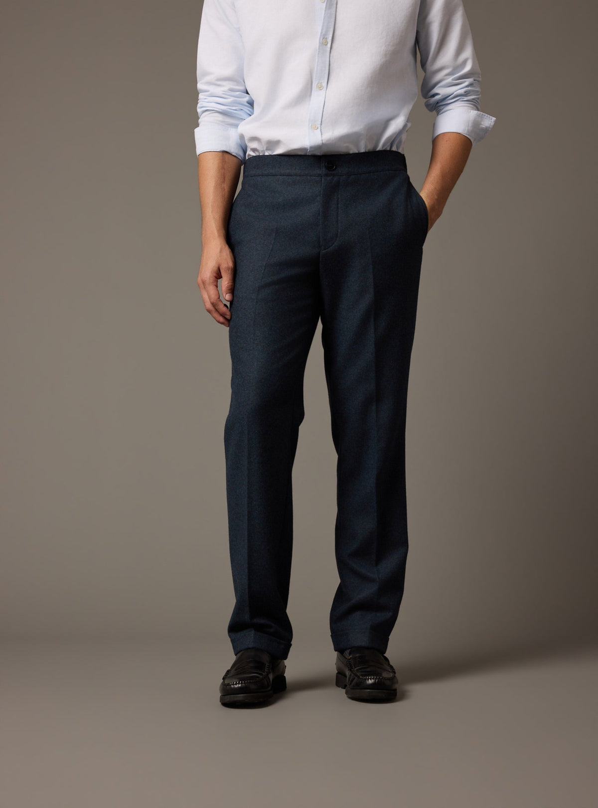 Steven Navy Trousers