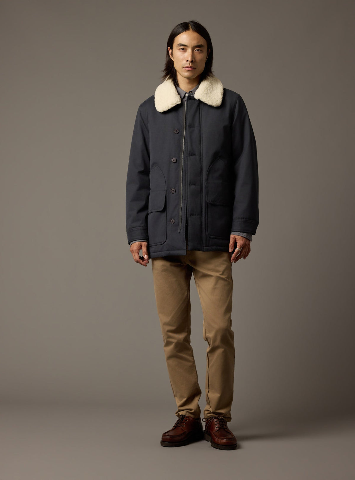 Miles Navy Parka
