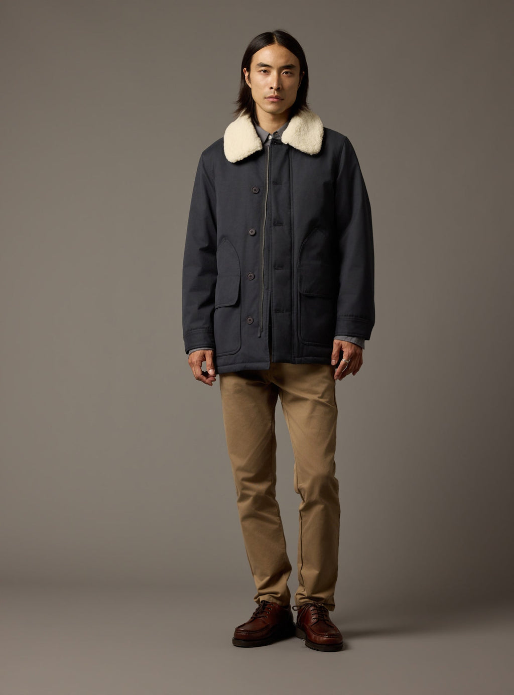 Miles Navy Parka