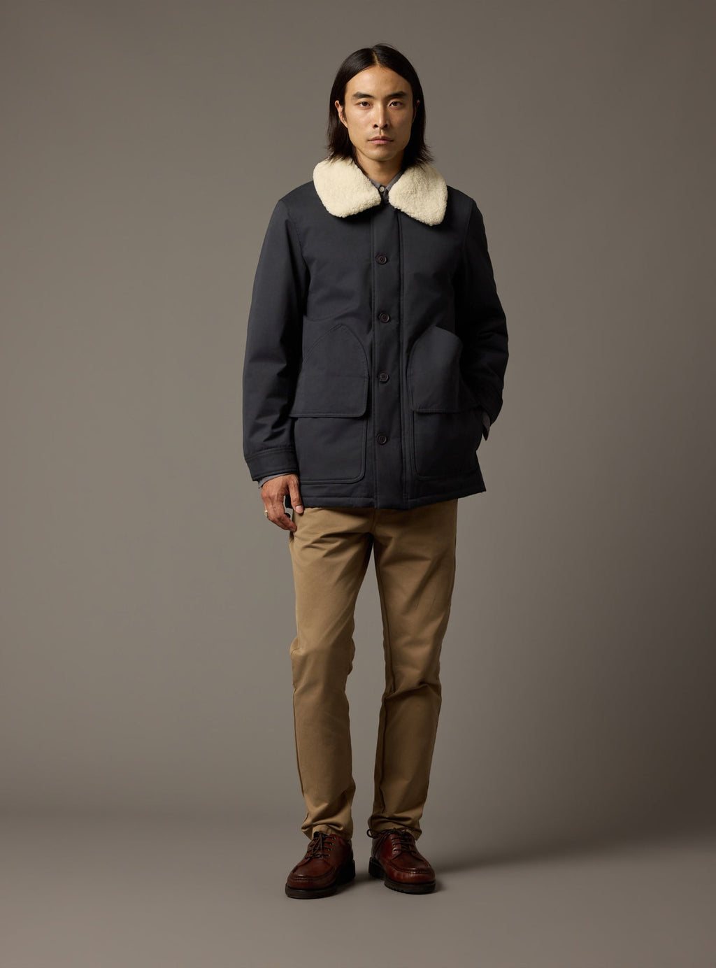 Miles Navy Parka