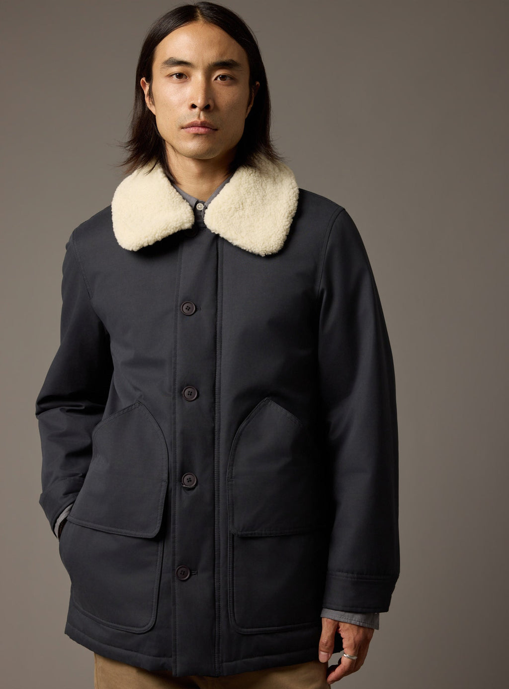 Miles Navy Parka